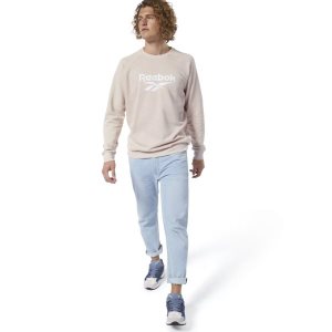 Bluza Męskie Reebok Classic Vector Crew Głęboka Pomarańczowe PL 49EMXWL